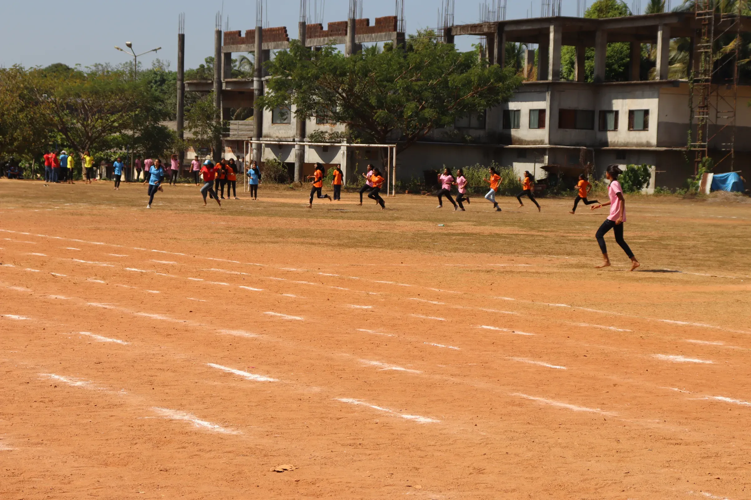 KVG campus playground and outdoor sports area
